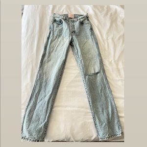 Never worn REVICE ex-boyfriend jeans